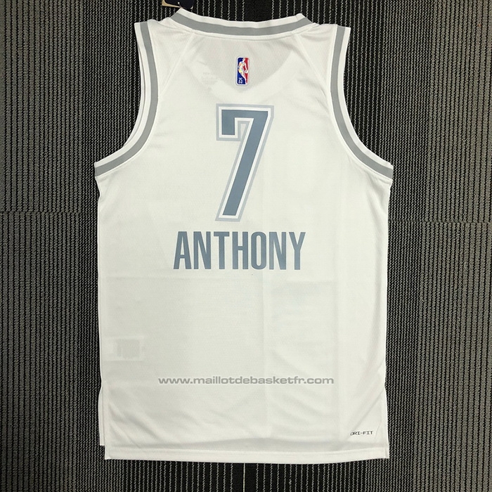 Maillot Oklahoma City Thunder Carmelo Anthony #7 Ville 2021-22 Blanc